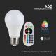 Lampadina LED RGB Dimmerabile A60 E27/8,5W/230V 3000K + telecomando